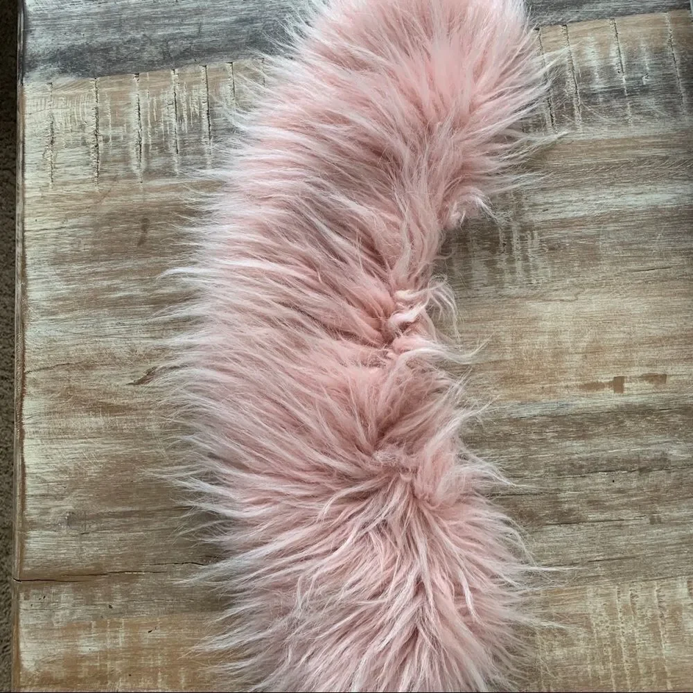 Juicy Couture Demin and Faux pink Fur collar